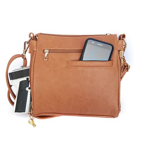 best concealed carry crossbody bag|purse with concealed carry pocket.